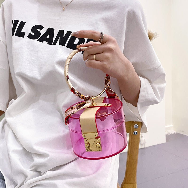 Acrylic transparent bucket bag - The Accessorys Official