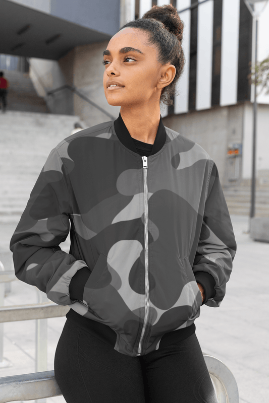 Army Print Bomber Jacket - The Accessorys Official