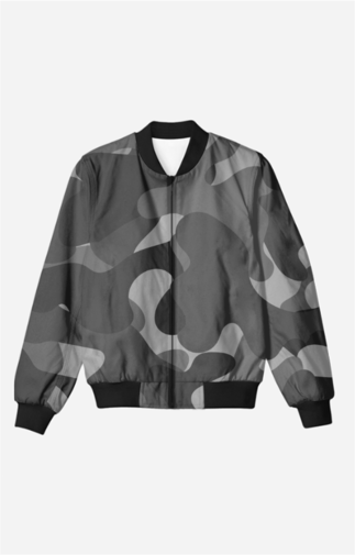 Army Print Bomber Jacket - The Accessorys Official