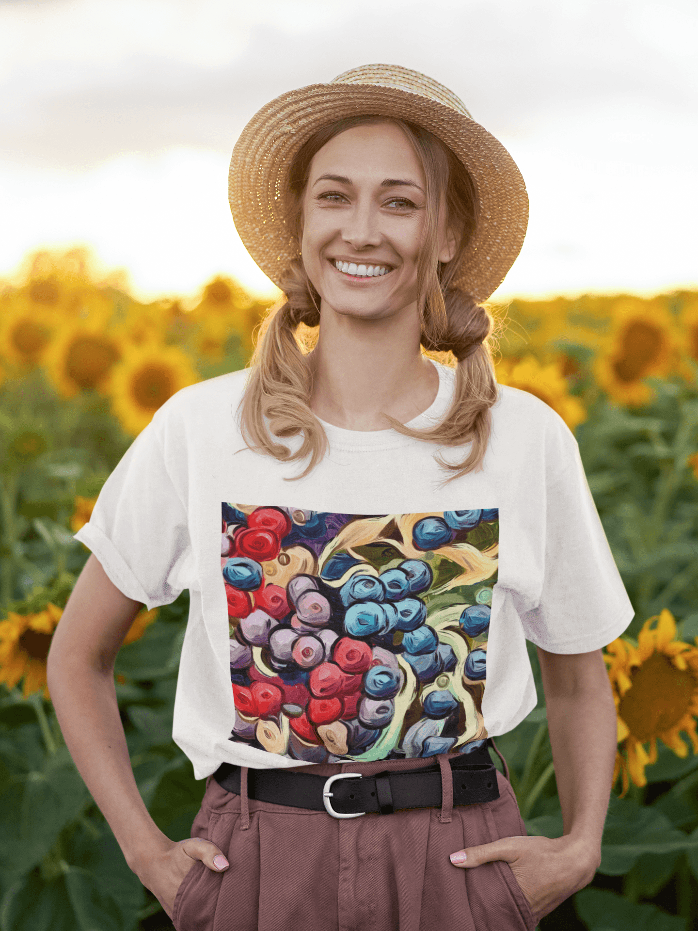 Berry Burst Baggy T-Shirt - The Accessorys Official