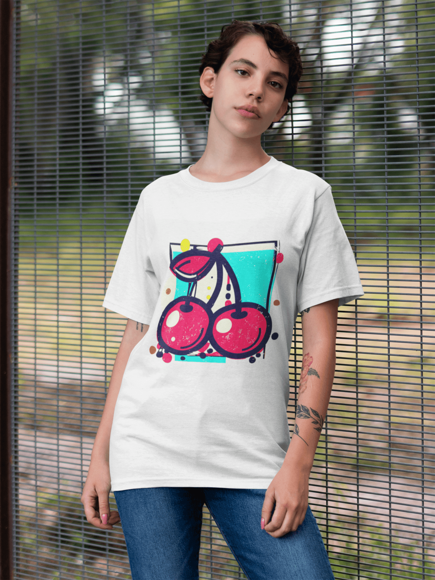 Cherry Chic Baggy T-Shirt - The Accessorys Official