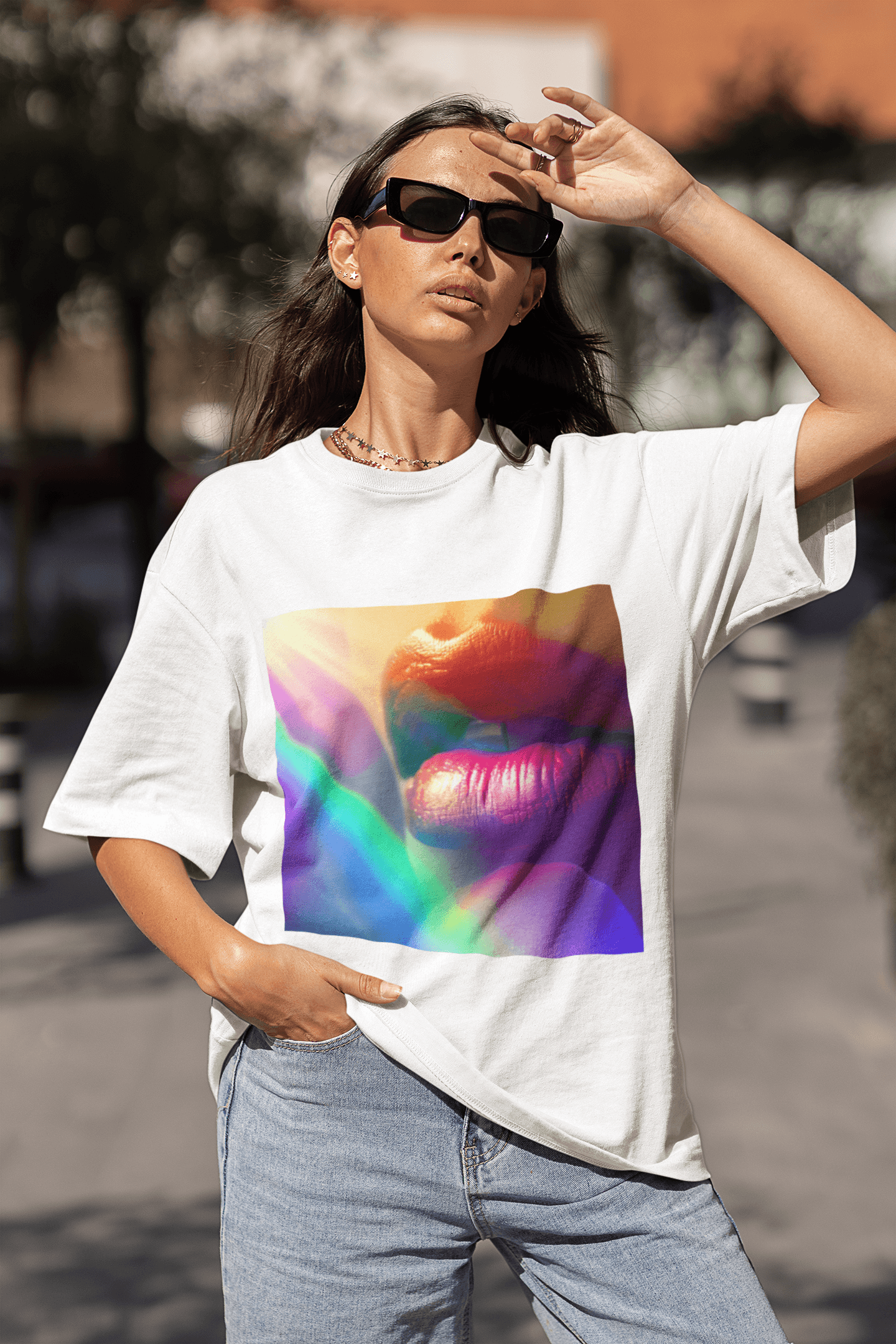 Chromatic Kiss Baggy T-Shirt - The Accessorys Official