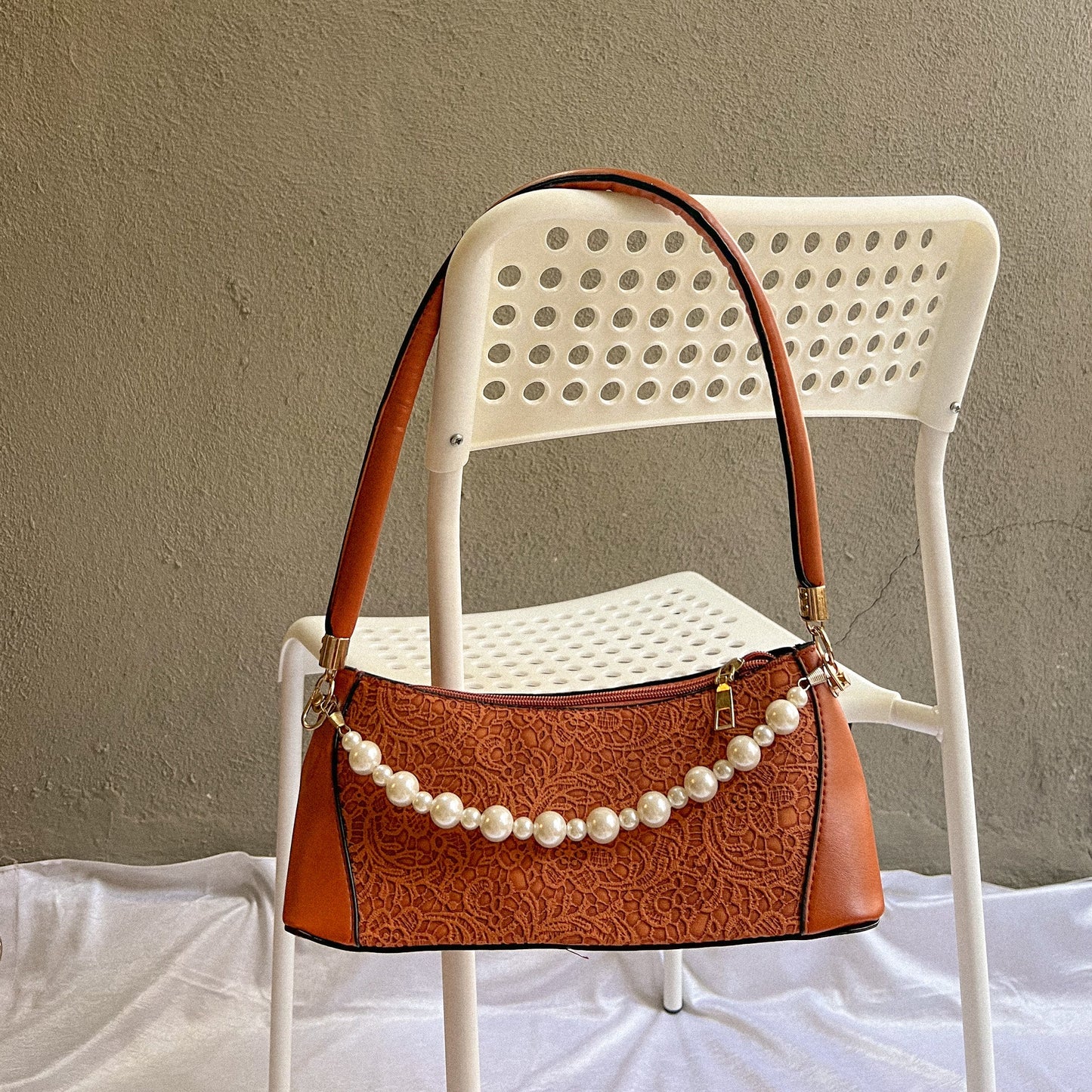 Classic Elizabeth Pearls Hand Bag - The Accessorys Official