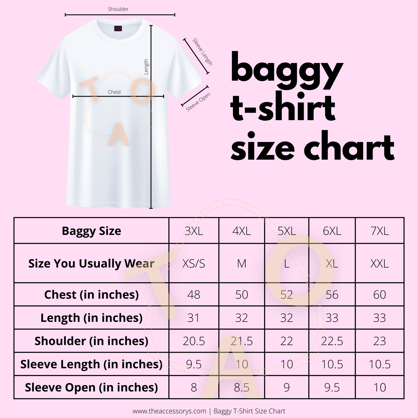 Fashionable Fantasy Baggy T-Shirt - The Accessorys Official