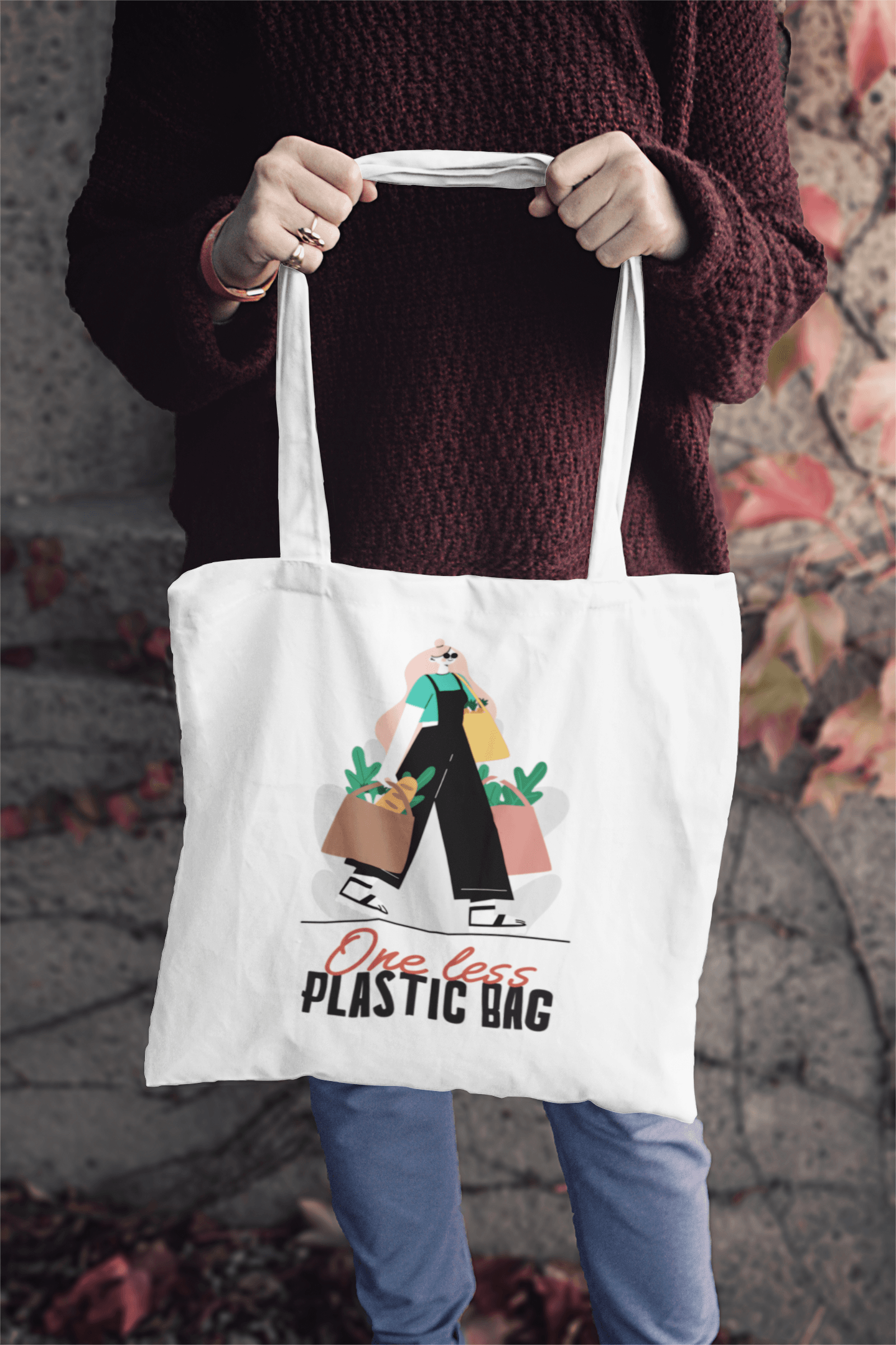 Less Plastic Tote Bag - The Accessorys Official