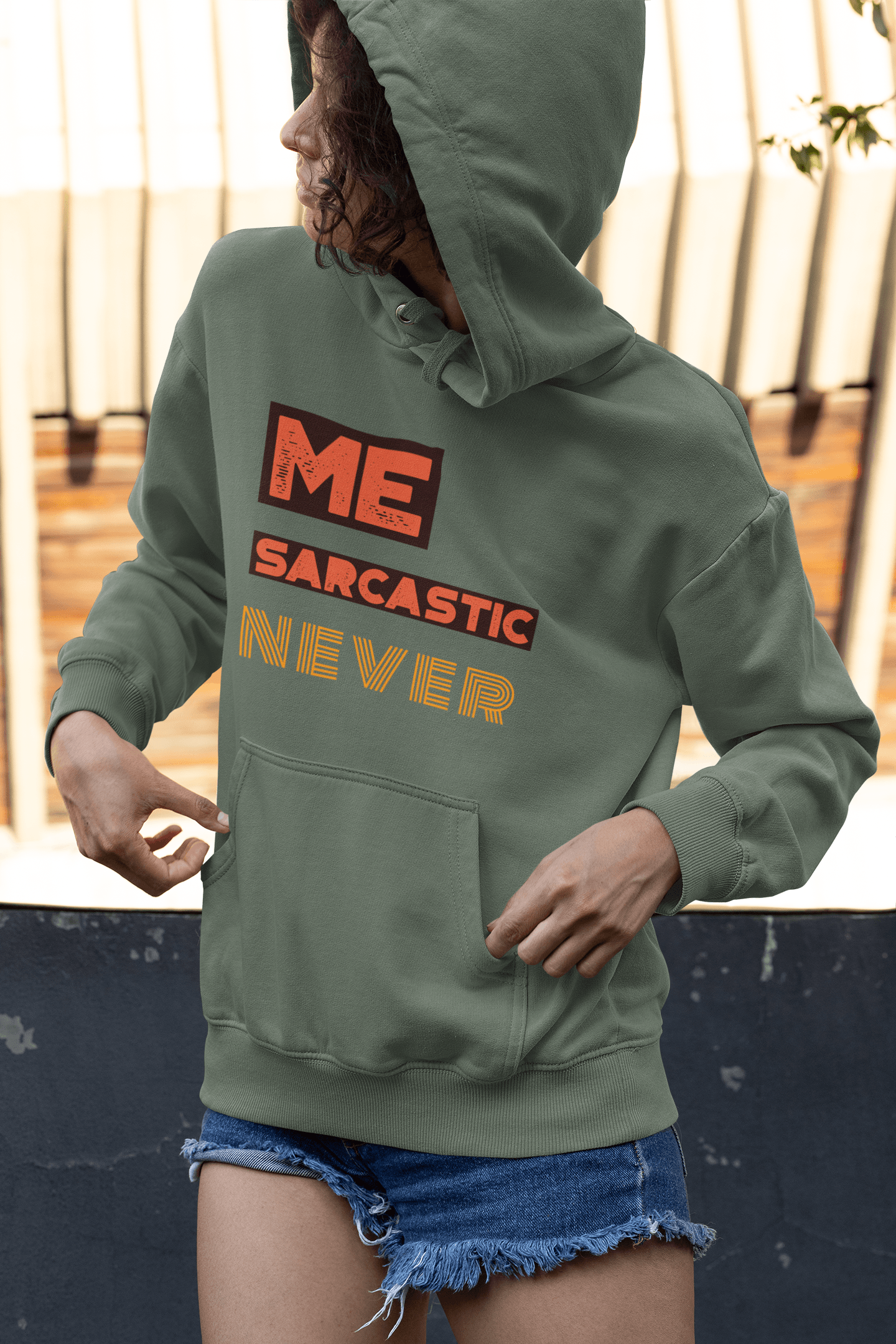 Me Sarcastic Hooded Sweatshirt - The Accessorys Official