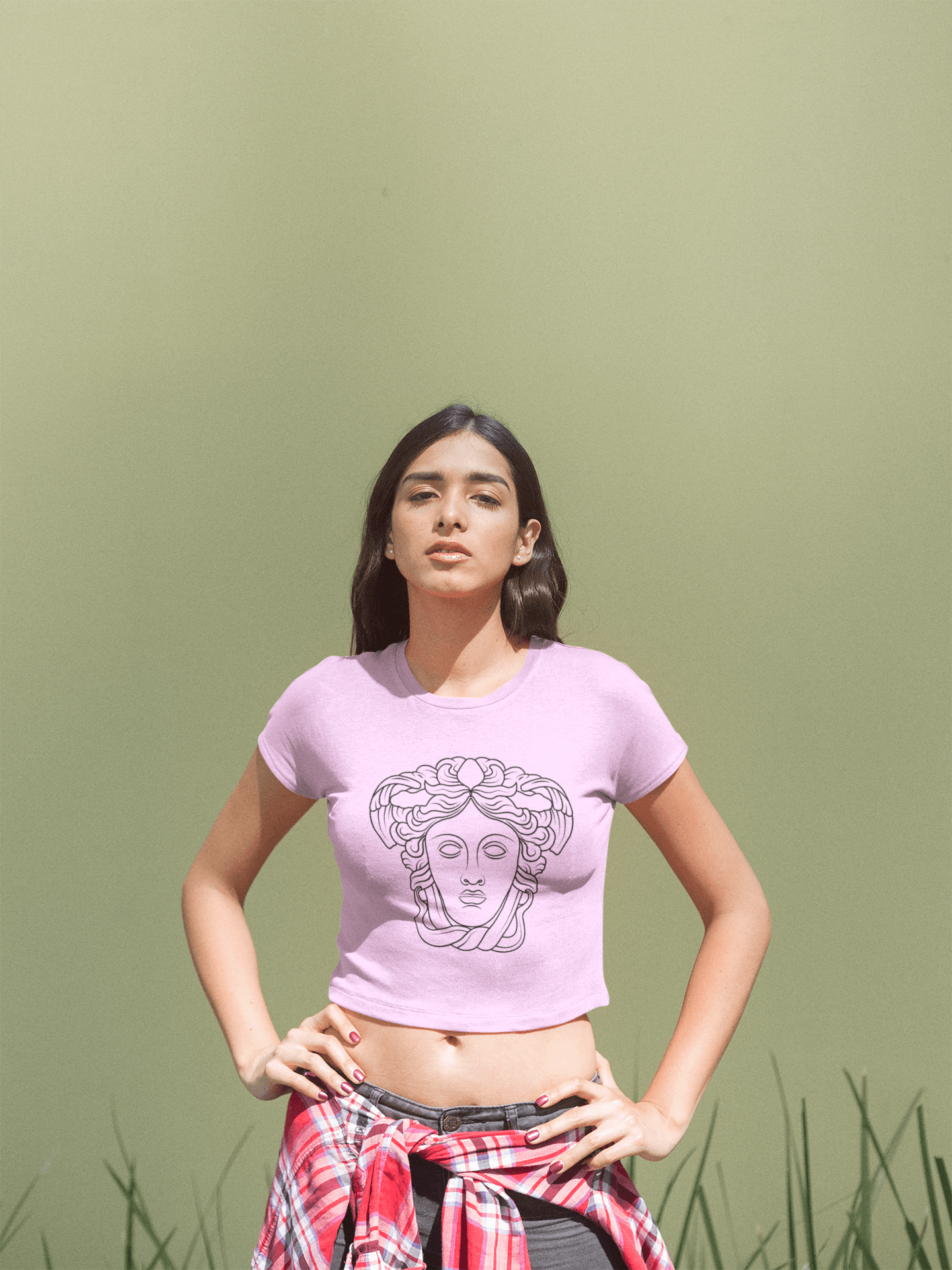 Medusa Crop Top - The Accessorys Official