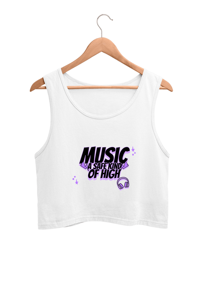 Music High Crop Tank - The Accessorys Official