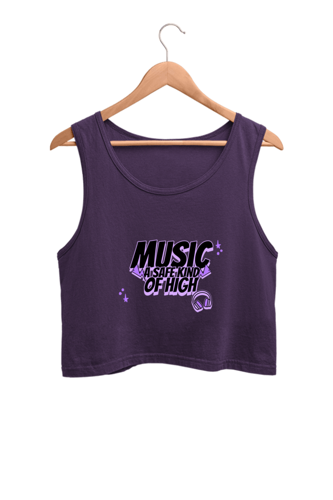 Music High Crop Tank - The Accessorys Official