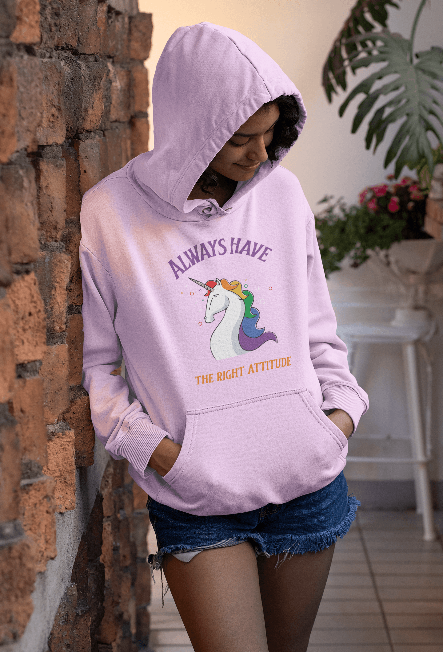 Right Attitude Hooded Sweatshirt - The Accessorys Official