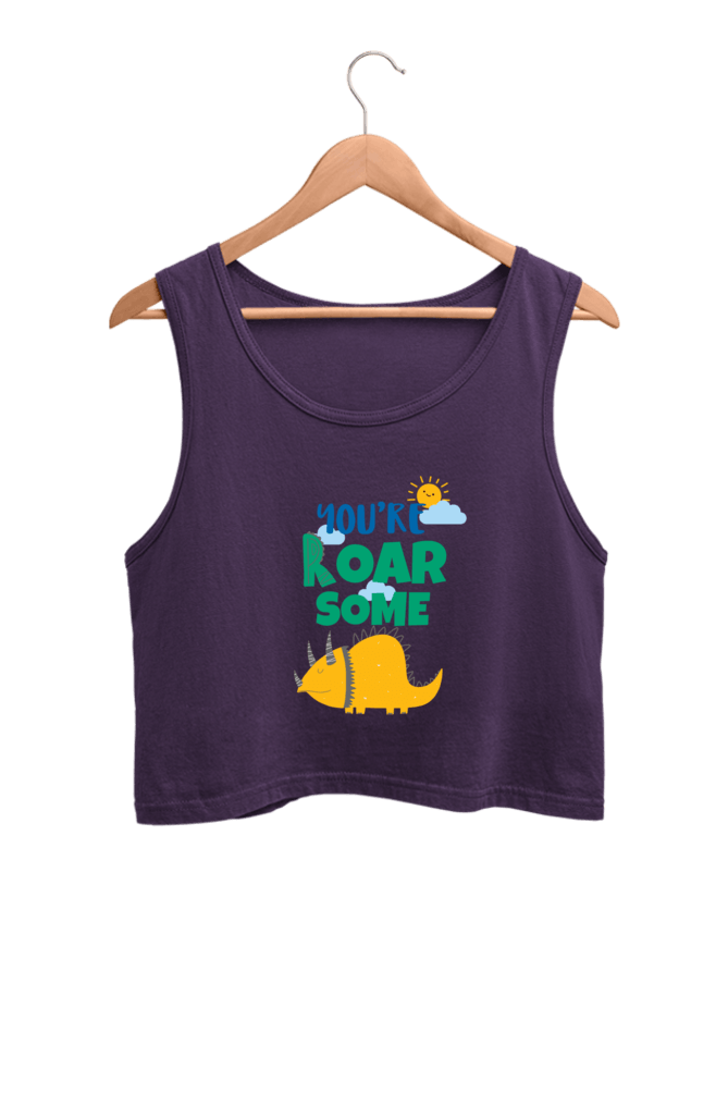 Roar Some Crop Tank - The Accessorys Official