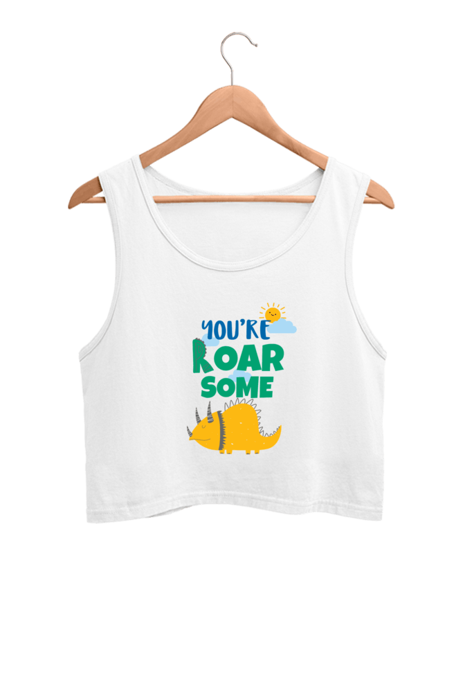 Roar Some Crop Tank - The Accessorys Official