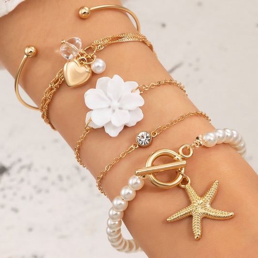 Starfish Pearl Charm - The Accessorys Official