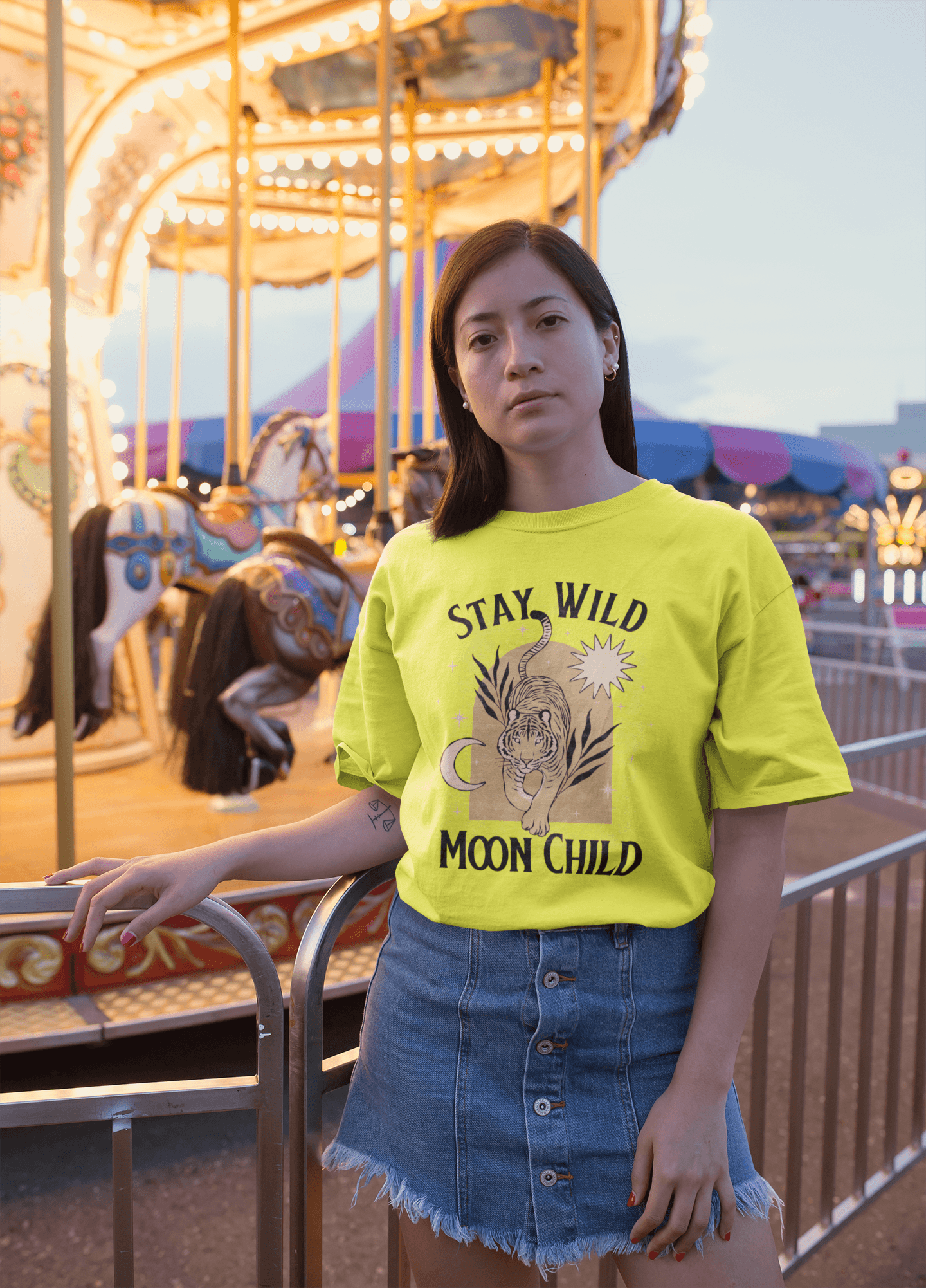 Stay Wild Baggy T-Shirt - The Accessorys Official