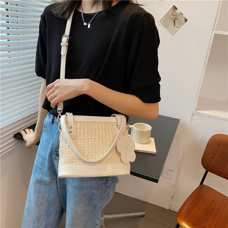 Straw Bucket Bag - The Accessorys Official