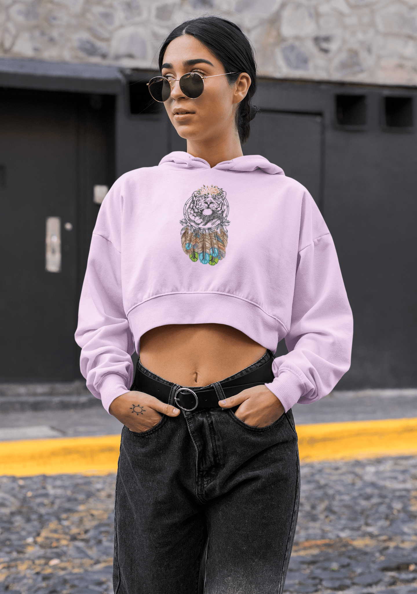 The Tigress Crop Hoodie - The Accessorys Official