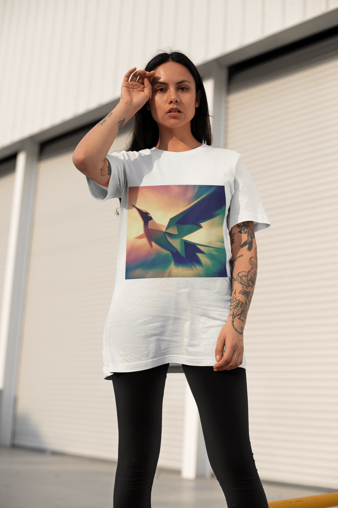 Wings of Beauty Baggy T-Shirt - The Accessorys Official