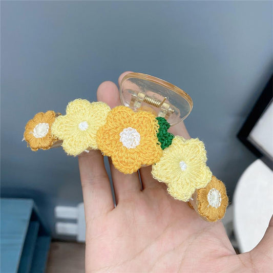 Yellow Acrylic Hair Clip - The Accessorys Official